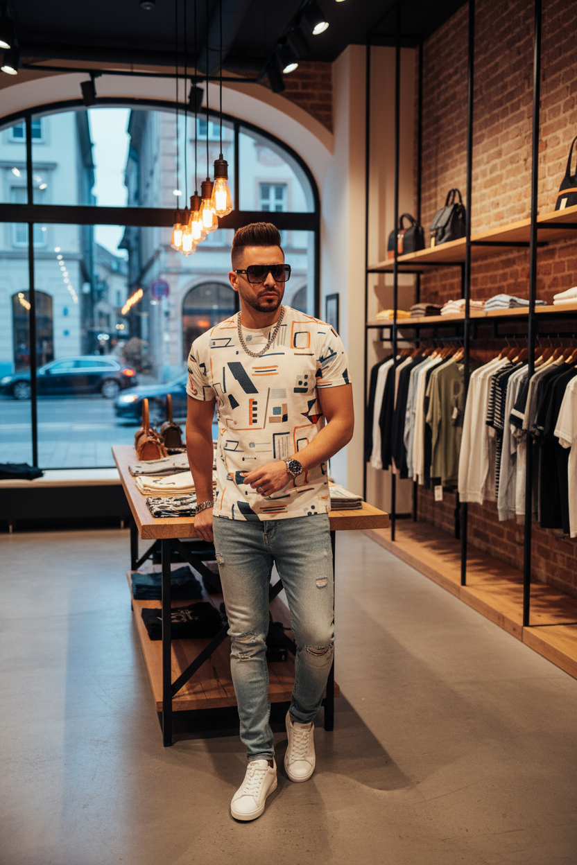 Cool Guy in Shop